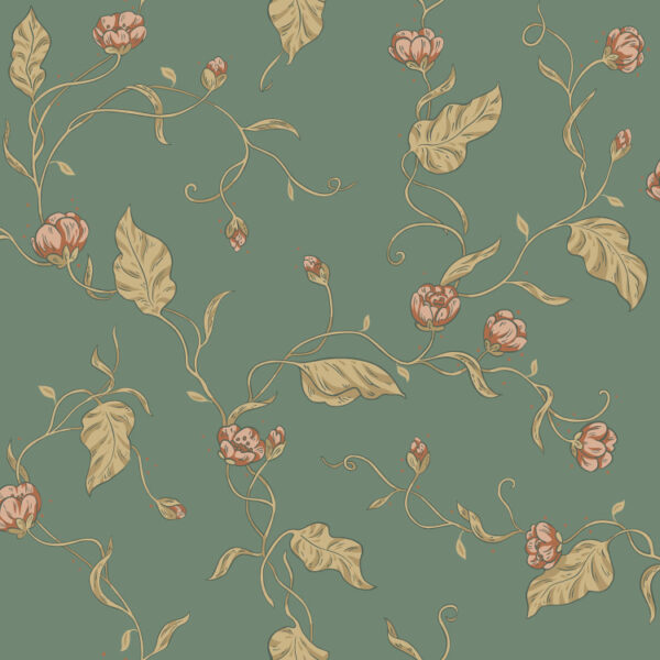 Sandberg tapeet Elmire Emerald S10149