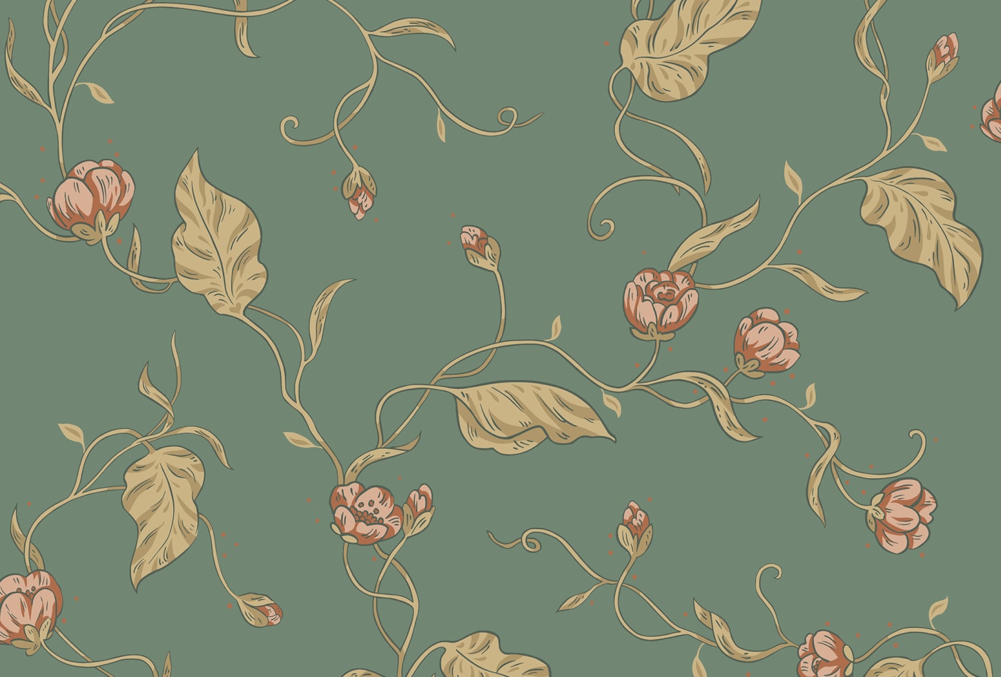 Sandberg tapeet Elmire Emerald S10149