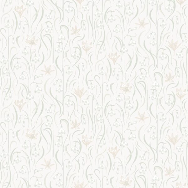 Sandberg tapeet Signe Spring Green S10157