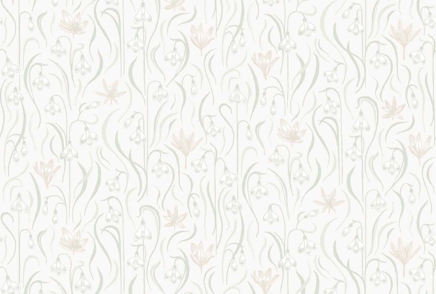 Sandberg tapeet Signe Spring Green S10157