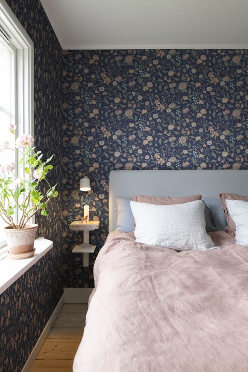 Sandberg tapeet Till Karin Midnight Blue S10167