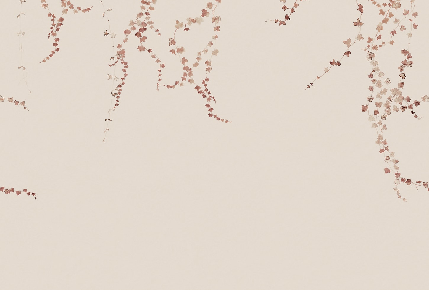 Sandberg pilttapeet Aralia, Burgundy S10175
