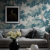 Sandberg pilttapeet Raphael Mural, Teal S10176