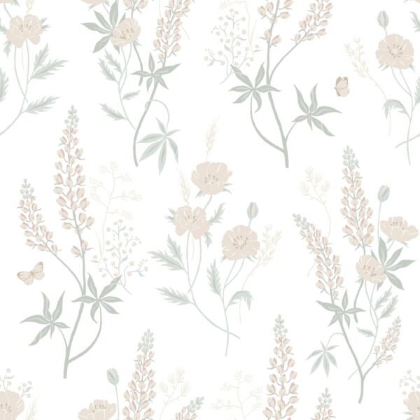 Sandberg tapeet Emma, Pastel S10183