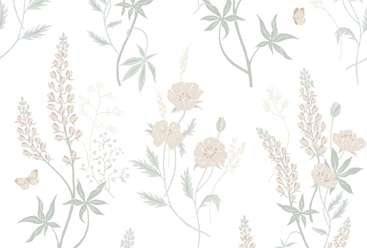 Sandberg tapeet Emma, Pastel S10183
