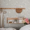 Sandberg tapeet Engla, Mineral Gray S10187