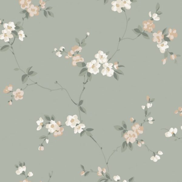 Sandberg tapeet Engla, Sage Green S10188