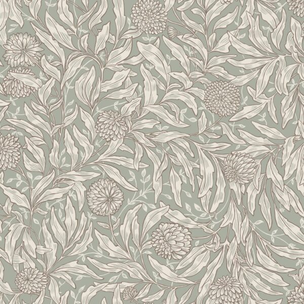 Sandberg tapeet Olof, Sage Green S10204