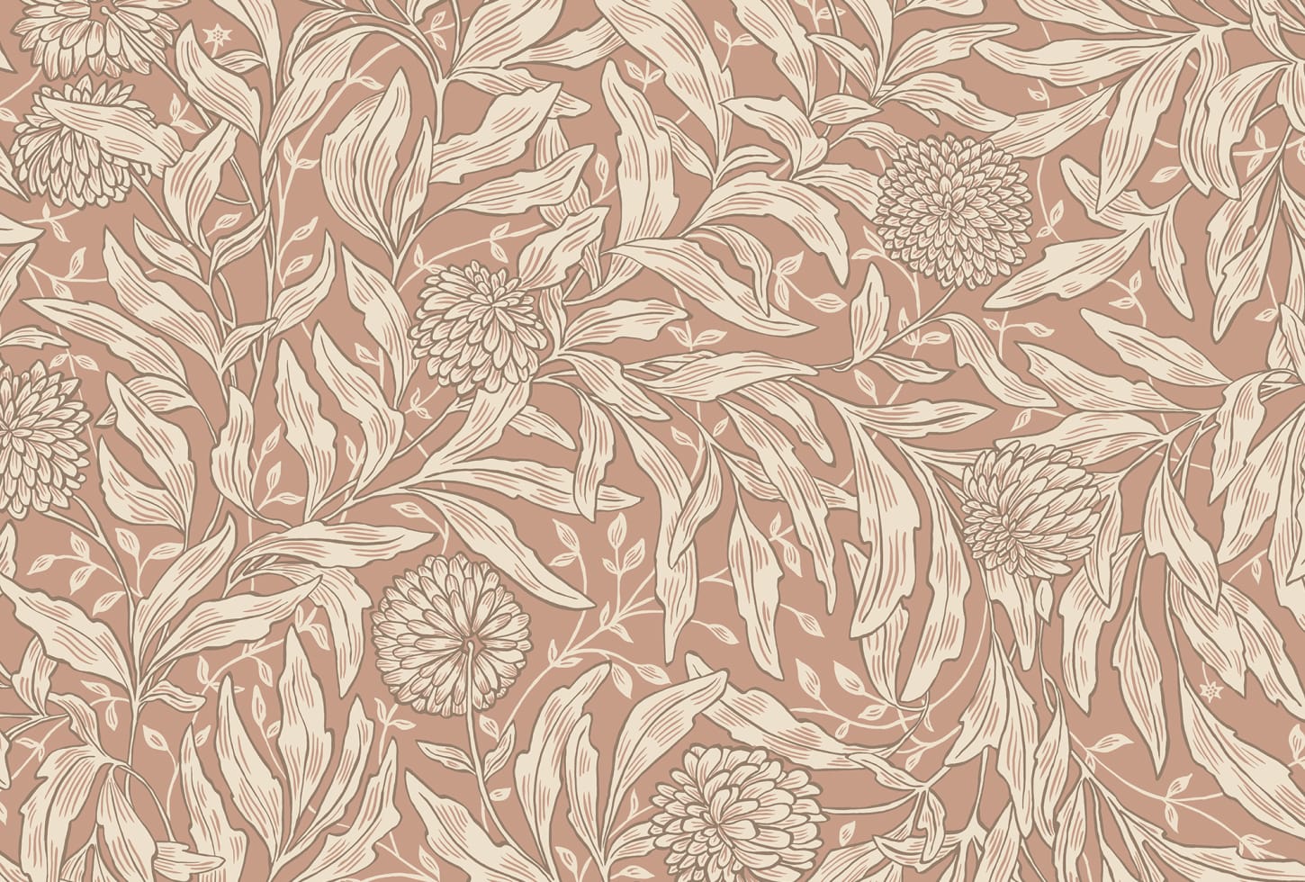 Sandberg tapeet Olof, Terracotta S10205