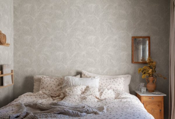 Sandberg tapeet Idun, Mineral Gray S10207