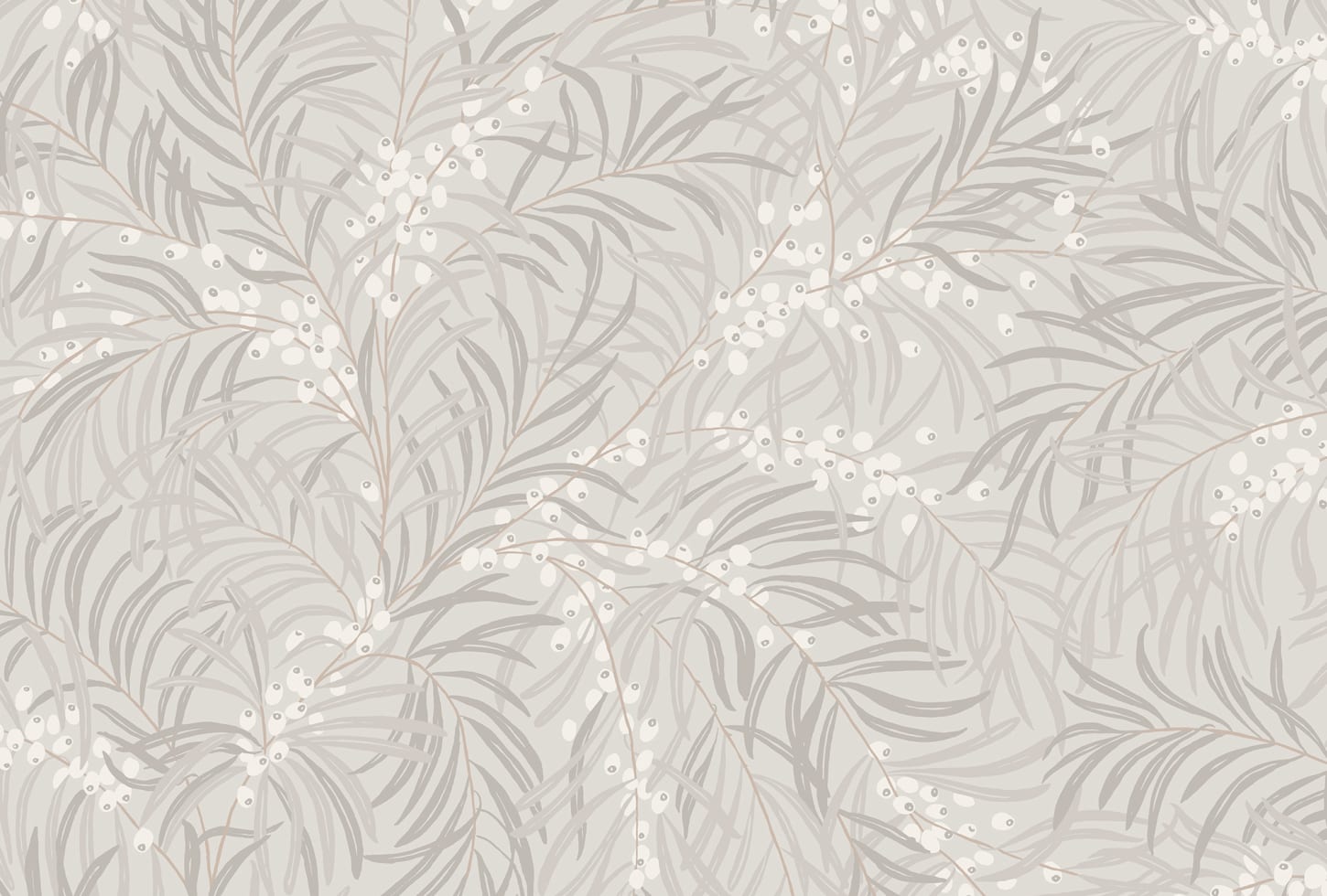 Sandberg tapeet Idun, Mineral Gray S10207
