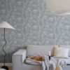 Sandberg tapeet Idun, Misty Blue S10226