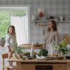 Sandberg tapeet Lykke, Misty Blue S10229