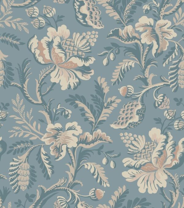 Sandberg tapeet Daphne Misty Blue S10239
