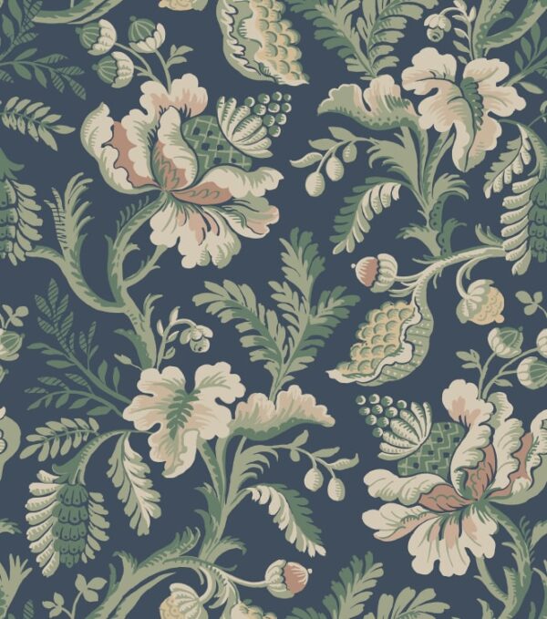 Sandberg tapeet Daphne Midnight Blue S10240