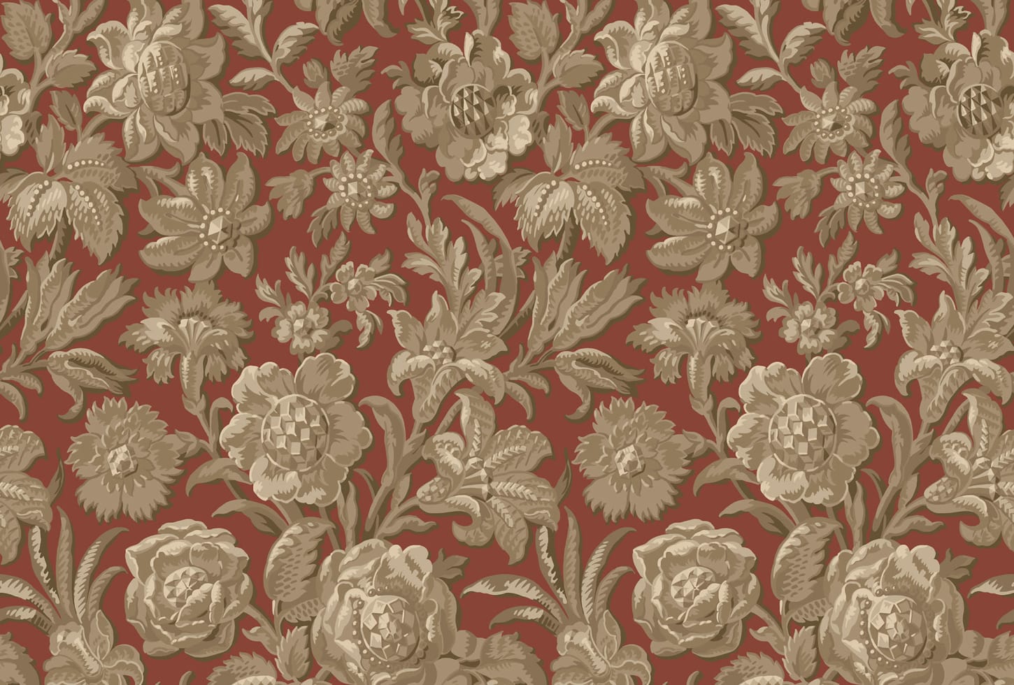 Sandberg tapeet Valentin, Ruby Red S10245