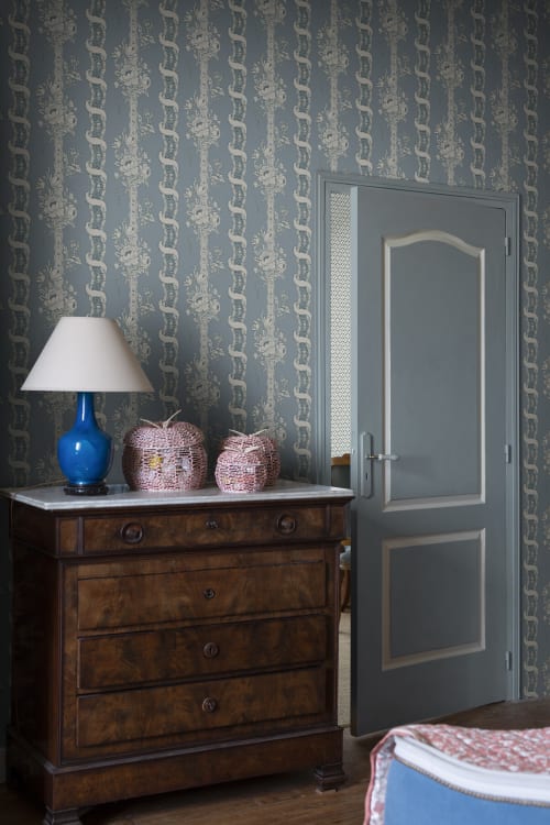 Sandberg tapeet Alexandra Misty Blue S10250