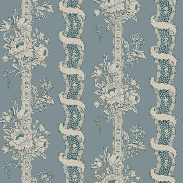 Sandberg tapeet Alexandra Misty Blue S10250