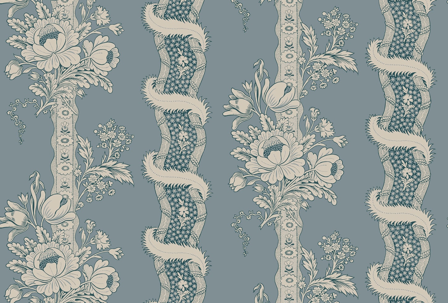 Sandberg tapeet Alexandra Misty Blue S10250
