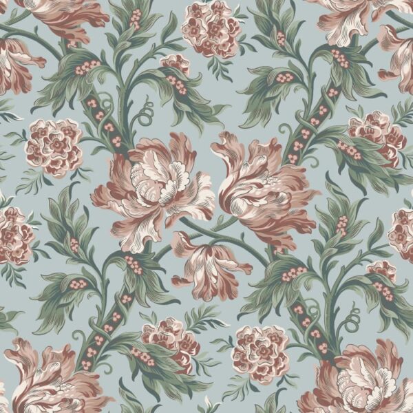 Sandberg tapeet Amelia Sky Blue S10251