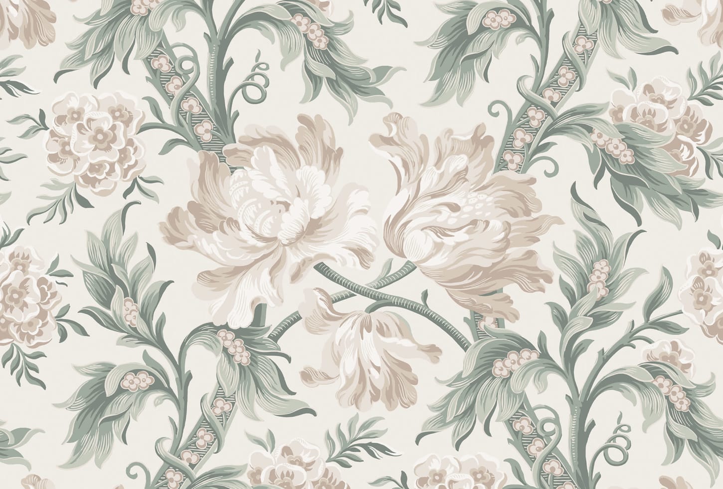 Sandberg tapeet Amelia Eggshell S10252