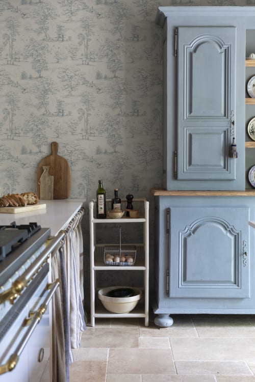 Sandberg tapeet Montfort, Indigo Blue S10254