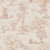 Sandberg tapeet Montfort, Terracotta S10255