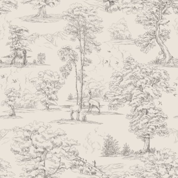 Sandberg tapeet Montfort, Graphite S10256