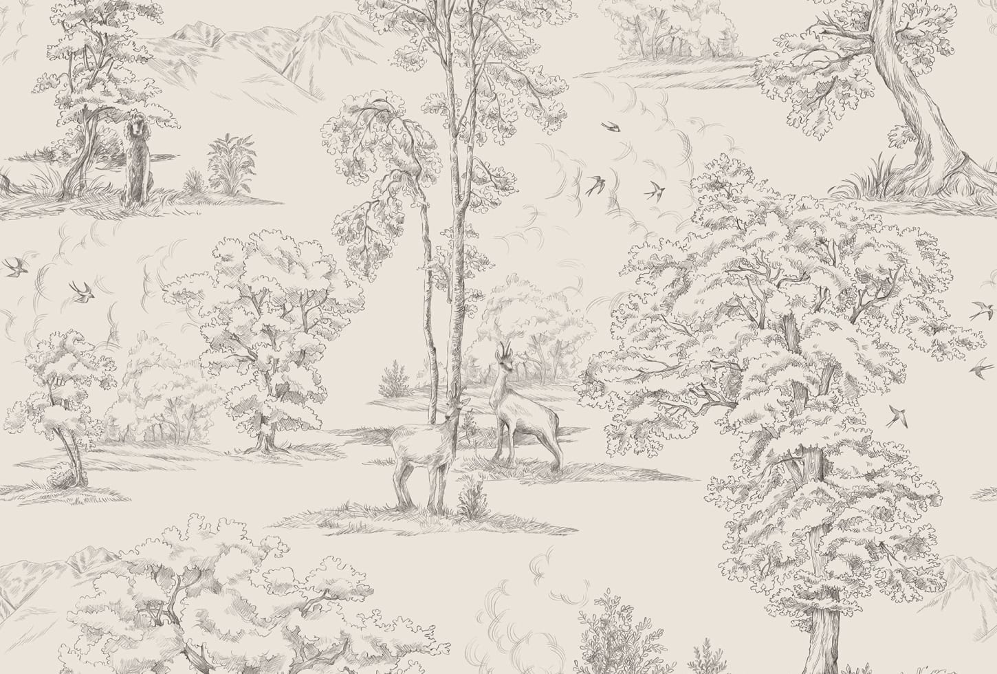 Sandberg tapeet Montfort, Graphite S10256