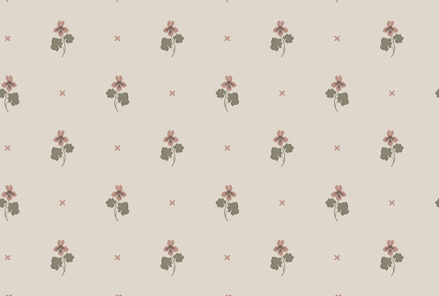 Sandberg tapeet Mimi, Blush S10268