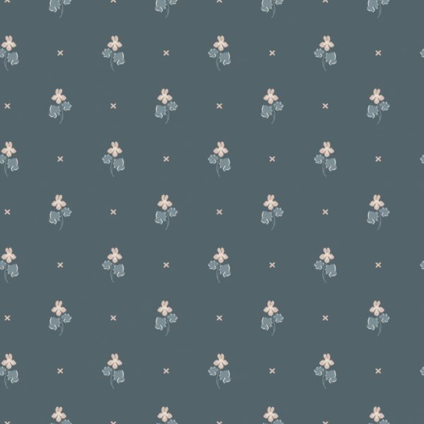 Sandberg tapeet Mimi, Indigo Blue S10269