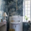 Sandberg pilttapeet Raphael Mural, Midnight Blue S10279