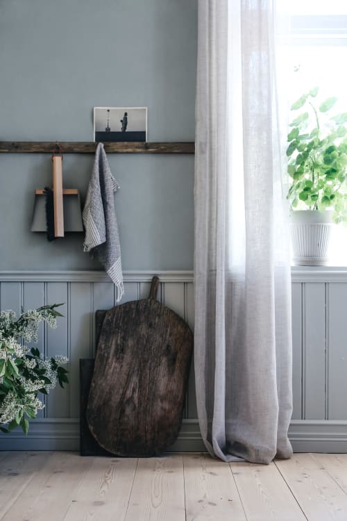 Sandberg tapeet Linne, Misty Blue S10285