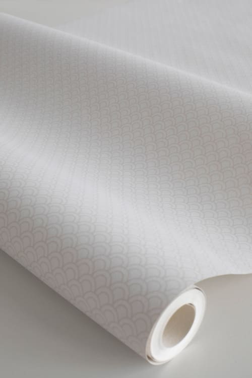 Sandberg tapeet Valv, White S10296