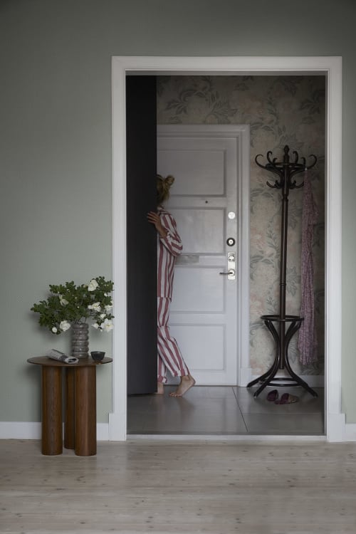 Sandberg tapeet Valv, Sage Green S10299