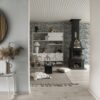 Sandberg tapeet Valv, Misty Blue S10300