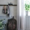 Sandberg tapeet Trellis, Misty Blue S10303