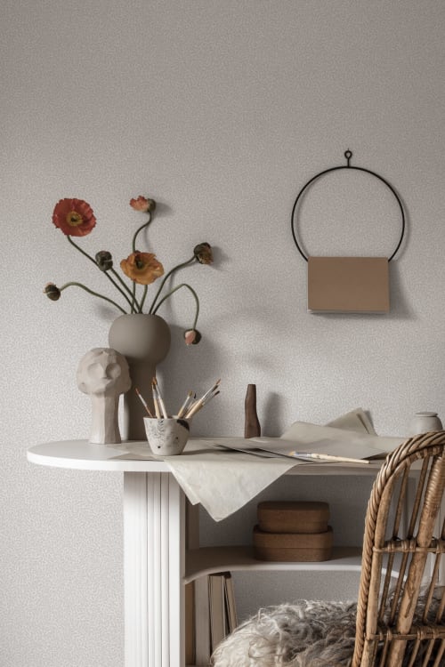 Sandberg tapeet Bladverk, Gray S10307