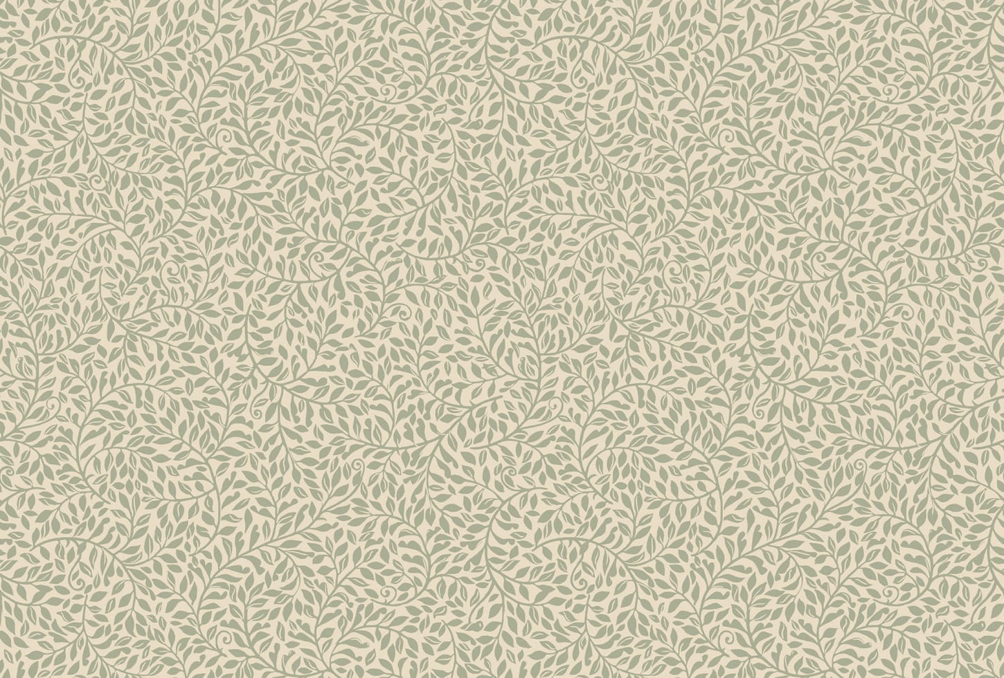 Sandberg tapeet Bladverk, Green S10310