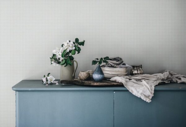 Sandberg tapeet Ruta, Misty Blue S10319