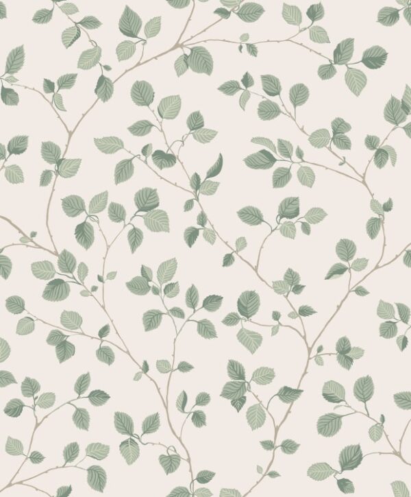 Sandberg tapeet Bokskog, Garden Green S10322