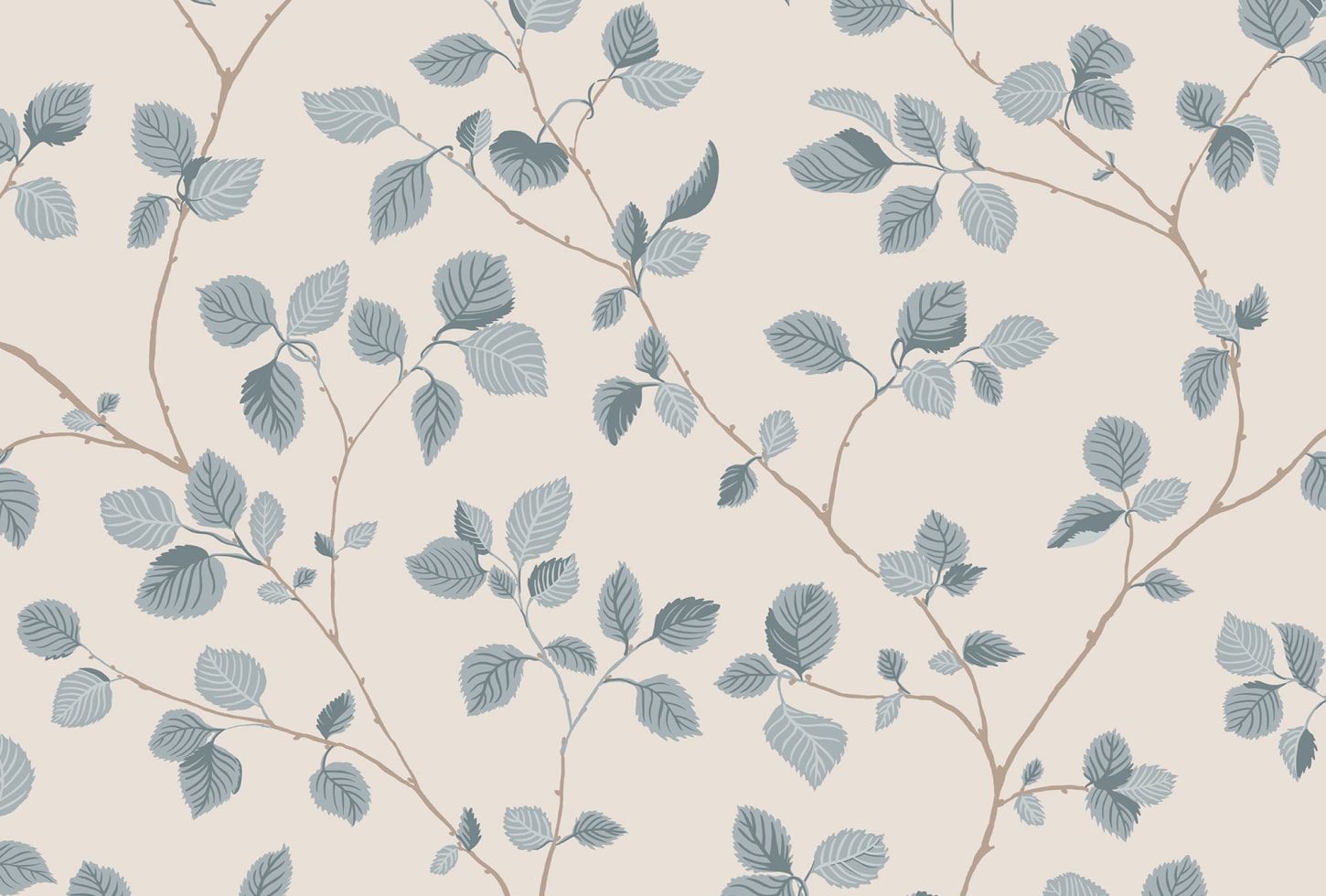 Sandberg tapeet Bokskog, Misty Blue S10323