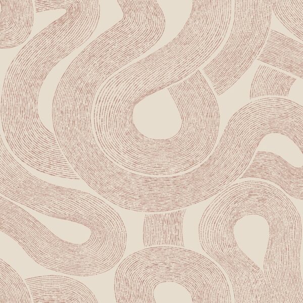 Sandberg tapeet Zen, Terracotta S10329