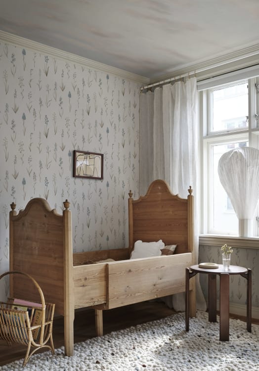 Sandberg tapeet Alma Misty Blue S10336
