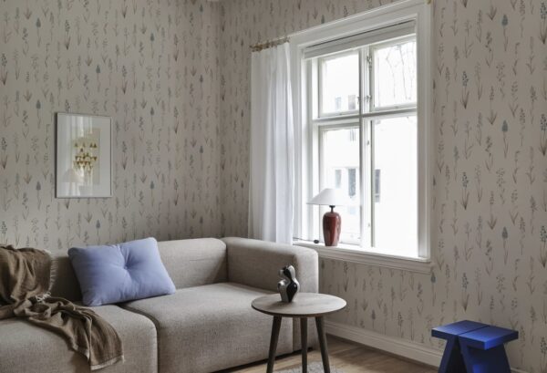 Sandberg tapeet Alma Misty Blue S10336