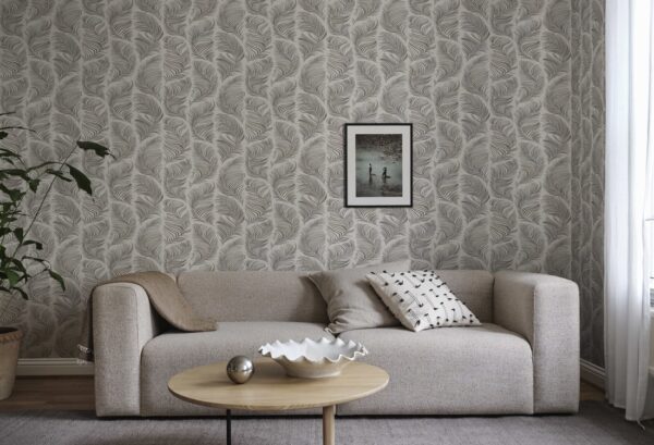Sandberg tapeet Grace Graphite S10338