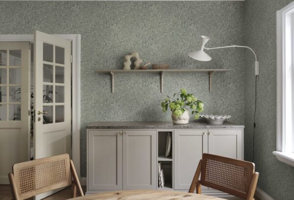 Sandberg tapeet Lise Forest Green S10345