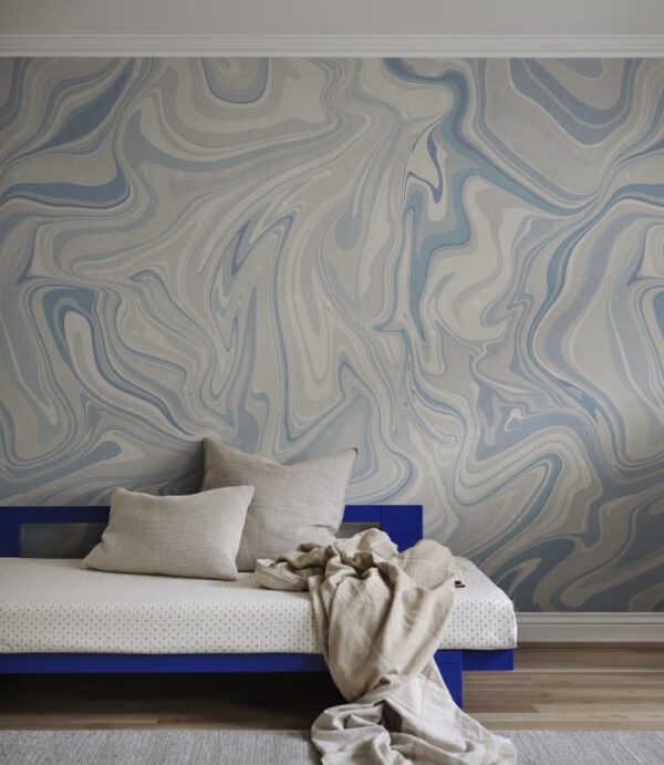 Sandberg pilttapeet Klint Misty Blue S10350