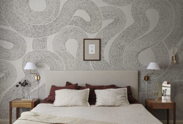 Sandberg pilttapeet Zen Mural, Graphite S10357