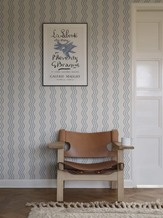 Sandberg tapeet Ben, Light Blue S10369